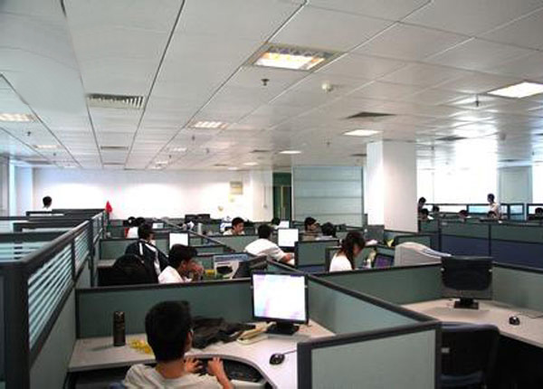 烟雾净化非标设计办公区